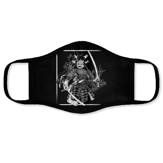 Kanji Japan Katana Sword Ninja Samurai Face Masks