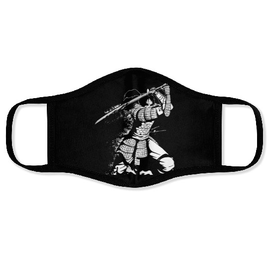 Kanji Japan Katana Sword Ninja Samurai Face Masks