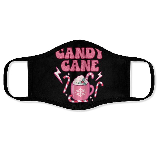 Christmas Candy Cane Santa Xmas kids Women Men Face Masks