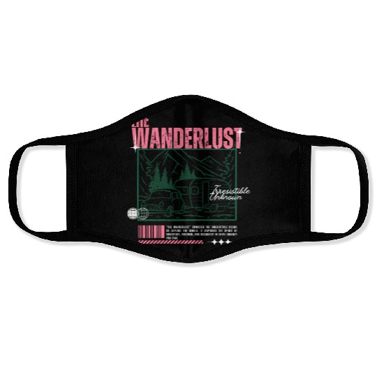 The Wanderlust Face Masks