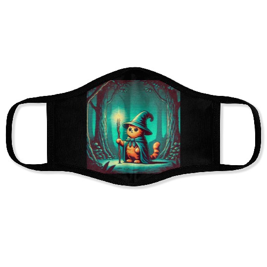 Wizard Cat Face Masks