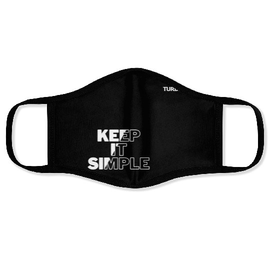TURBO "KEEP IT SIMPLE" Merch Face Masks