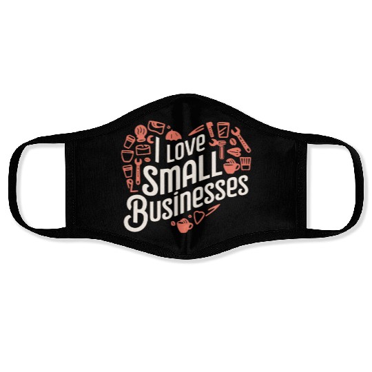 Empower Small Business Unite the World Face Masks