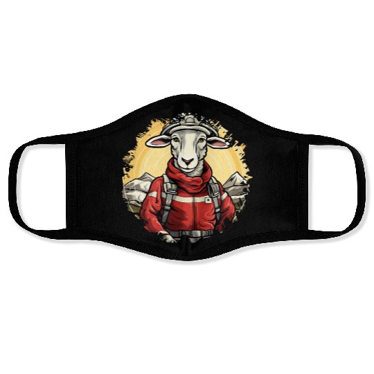 Sheep Firefighter Face Masks