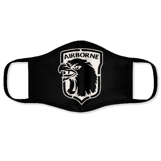 Airborne Eagle LIKE US ON FB #USAPatriotGraphics © Face Masks