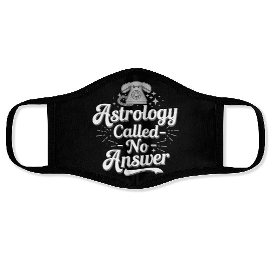 Astrology Skeptic Critical Thinking Face Masks