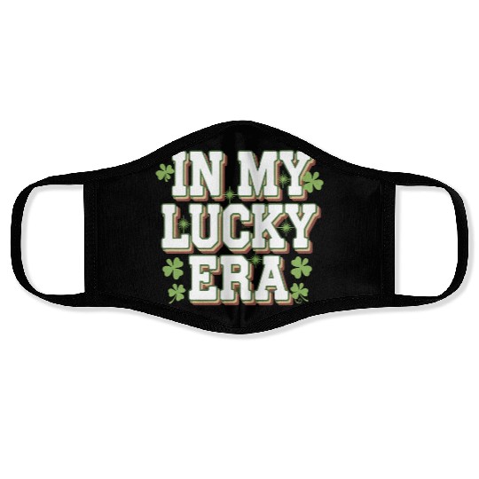 In My Lucky Era Saint Patrick's Day Family Face Masks
