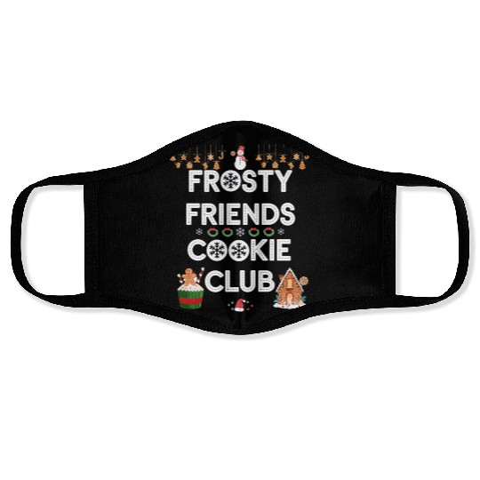 Frosty Friends Cookie Club Winter Fun Face Masks