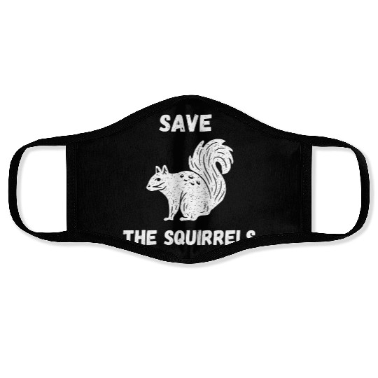 Save The Squirrels Peanut The Squirrel Face Masks