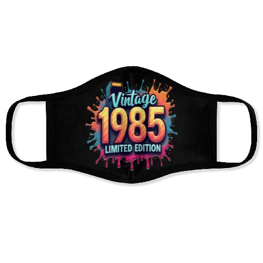 vintage 1985 limited edition Face Masks