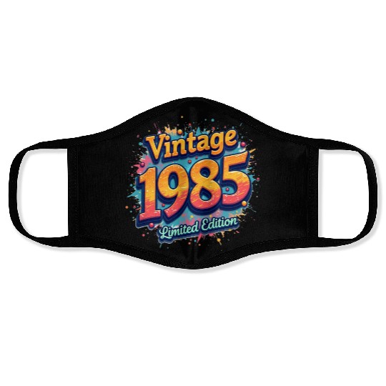 vintage 1985 limited edition Face Masks