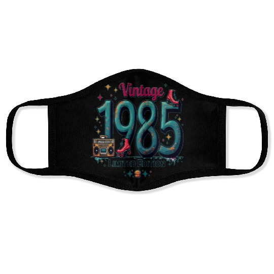 vintage 1985 limited edition Face Masks
