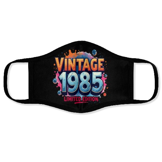 vintage 1985 limited edition Face Masks