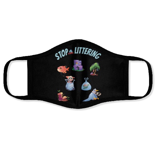 Stop Littering Environment Embrace Recycling Face Masks