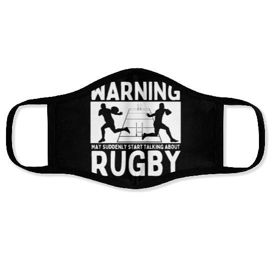 Rugby Player Warning May Suddenly Start Talking Face Masks