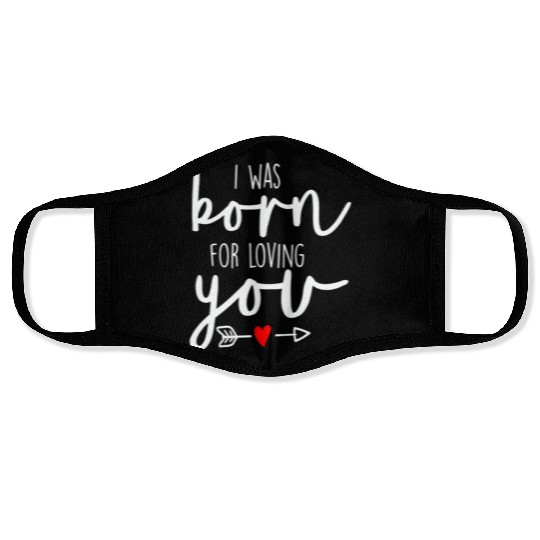 Bride Born For Loving You Bride To Be Engagement Face Masks