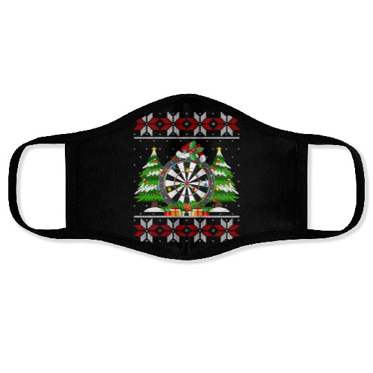 Darts Christmas Face Masks