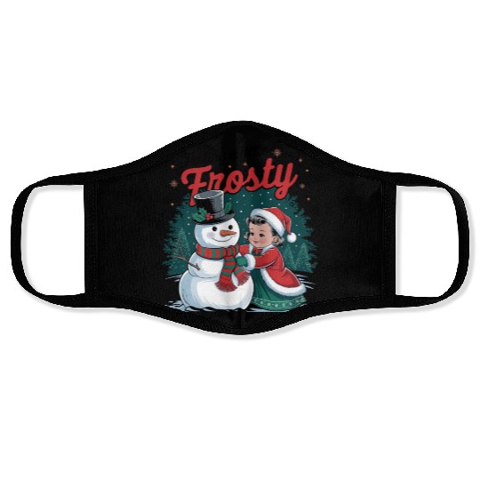 Groovy Christmas, Merry Christmas Face Masks