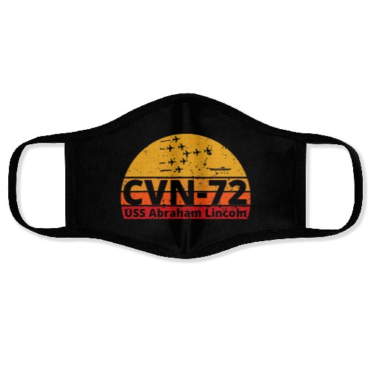 US Aircraft Carrier CVN 72 USS Abraham Lincoln Face Masks