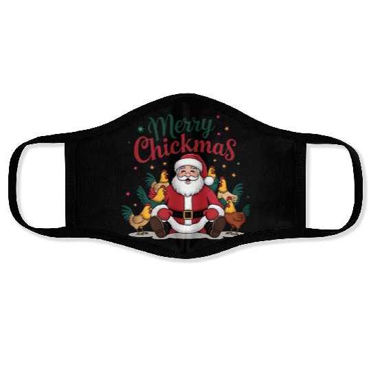 Santa Christmas, Merry Christmas Face Masks