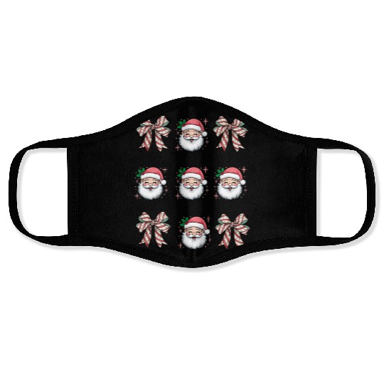Santa Christmas, Merry Christmas Face Masks