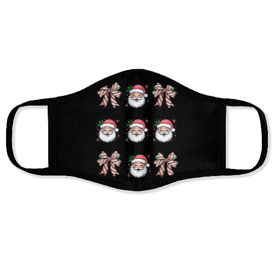Santa Christmas, Merry Christmas Face Masks