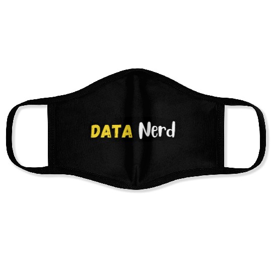 Data Nerd Face Masks