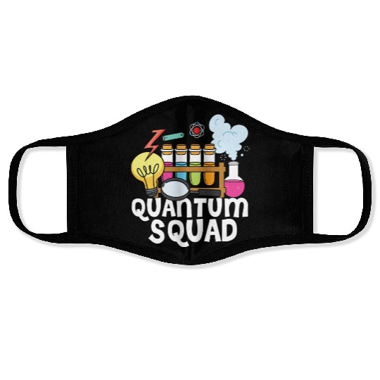 Physics Physicist Squad Face Masks