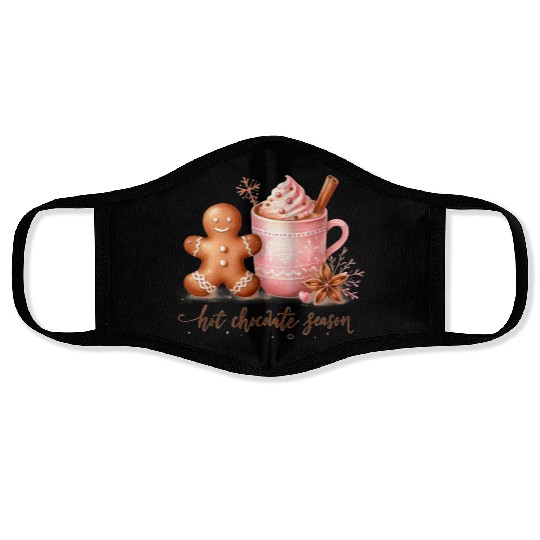 Hot Chocolate Season Face Masks