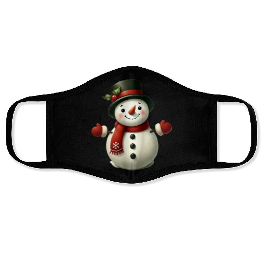 Snow Christmas, Cute Christmas, Christmas Face Masks