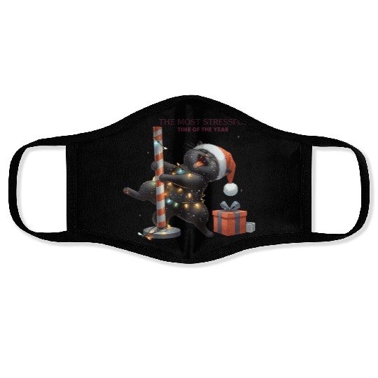 Merry Christmas, Christmas Vintage Face Masks