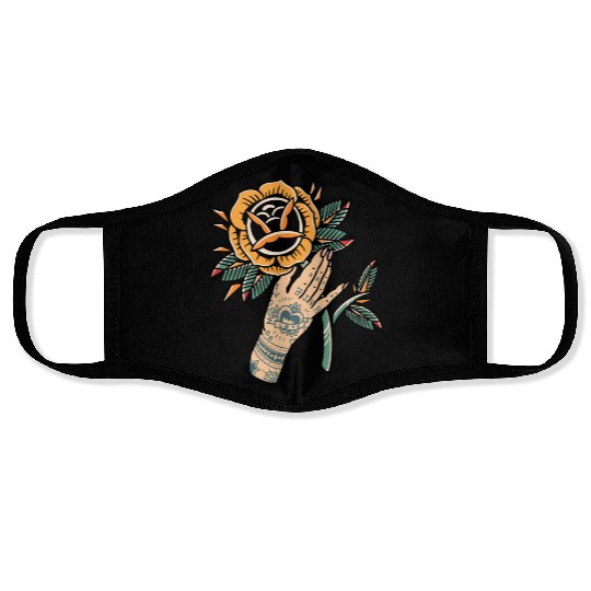 Yellow Rose | Premium Design | Face Masks