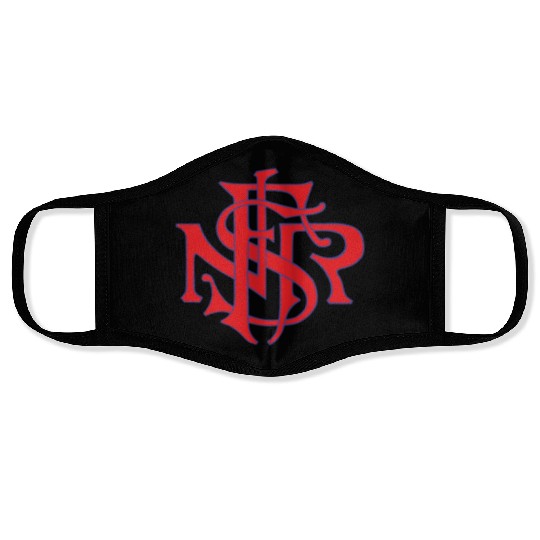 Our Lady of the Rosary of Fátima - NSRF monogram Face Masks