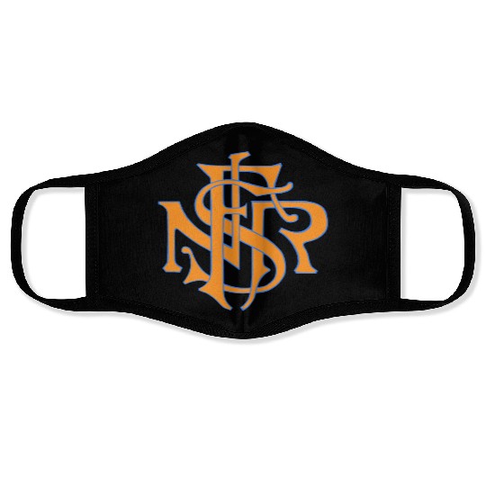 Our Lady of the Rosary of Fátima - NSRF monogram Face Masks