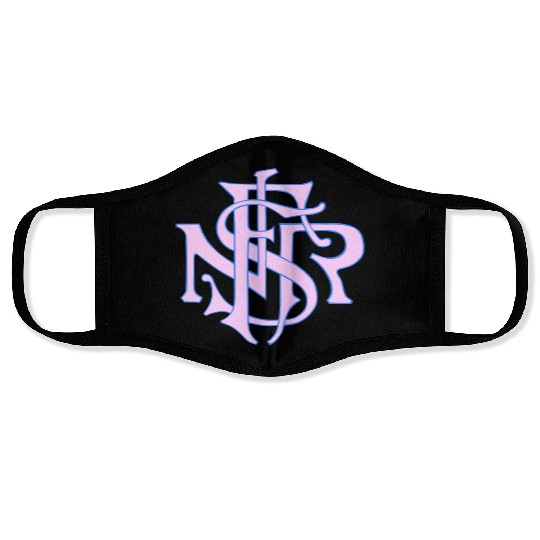Our Lady of the Rosary of Fátima - NSRF monogram Face Masks