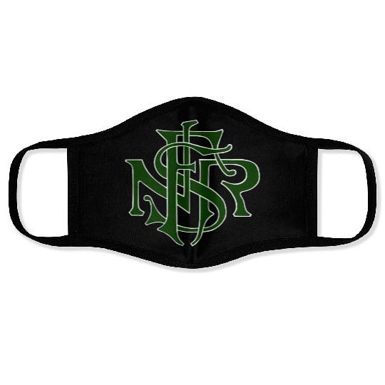 Our Lady of the Rosary of Fátima - NSRF monogram Face Masks