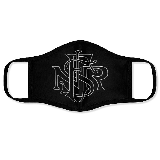 Our Lady of the Rosary of Fátima - NSRF monogram Face Masks