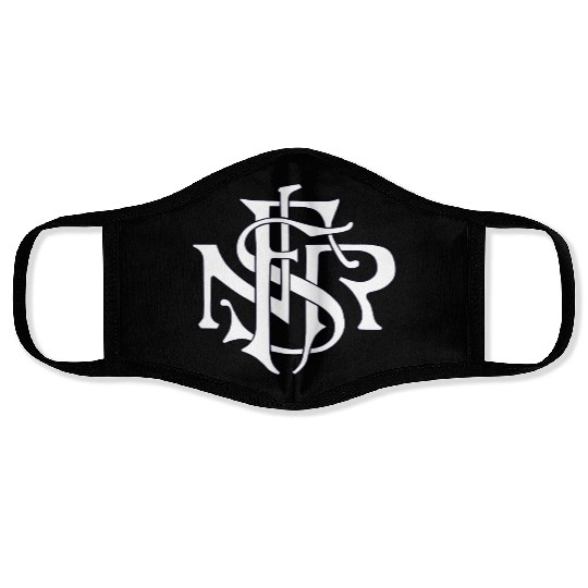 Our Lady of the Rosary of Fátima - NSRF monogram Face Masks