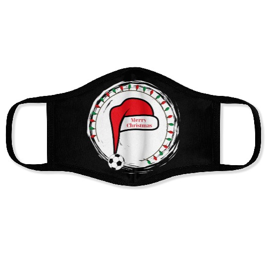 Christmas and football Face Masks