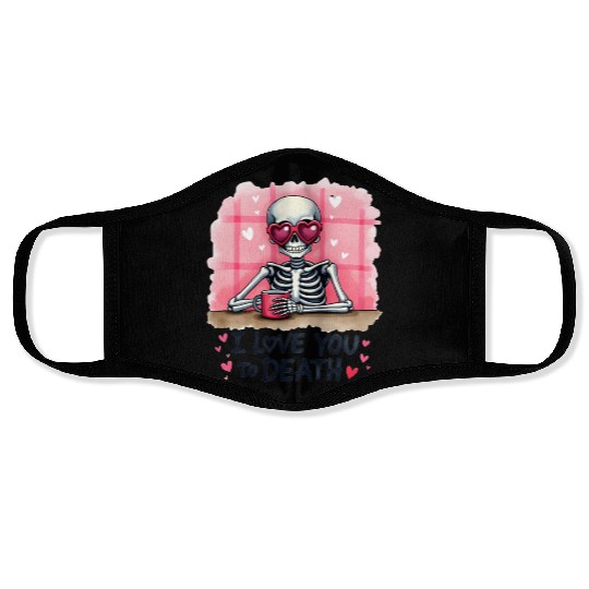 Valentines Retro, Valentine Day Face Masks