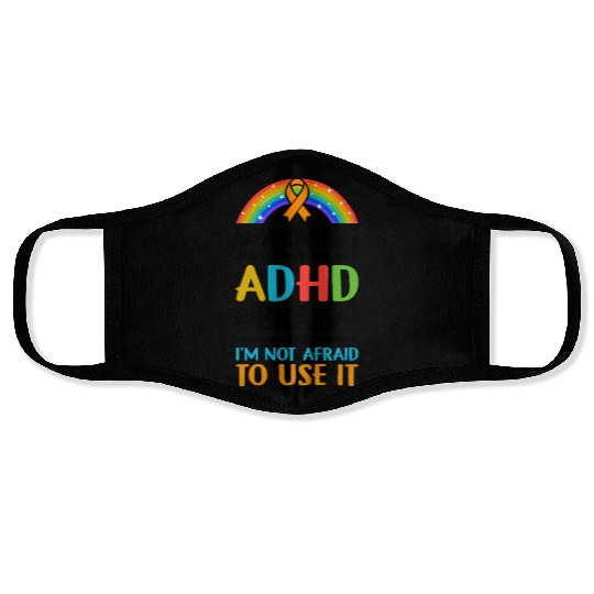Autism Awareness Neurodivergent ADHD Face Masks
