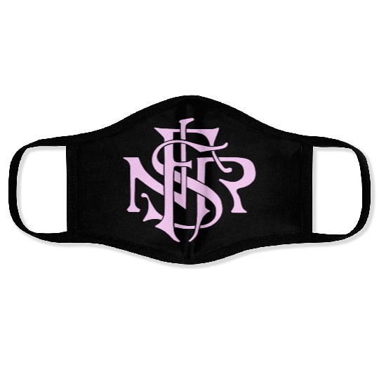 Our Lady of the Rosary of Fátima - NSRF monogram Face Masks
