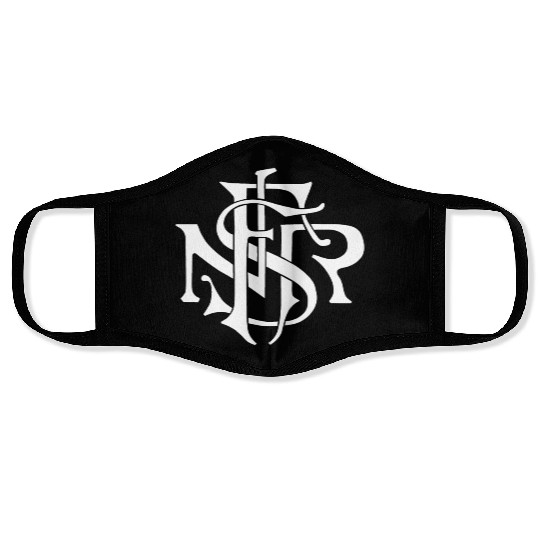 Our Lady of the Rosary of Fátima - NSRF monogram Face Masks