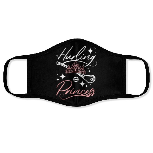 Girl Hurling Princess Face Masks