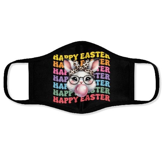 Happy Easter Bunny, Easter Day Face Masks