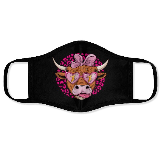 Heifer Valentine Face Masks