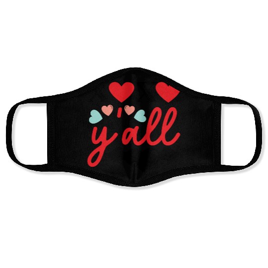 Xoxo Y All, Retro Valentine Face Masks