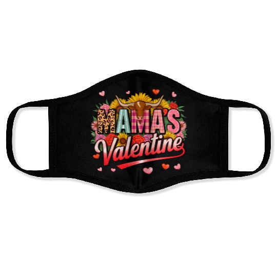 Valentines, Valentines Day, Retro Valentine Face Masks