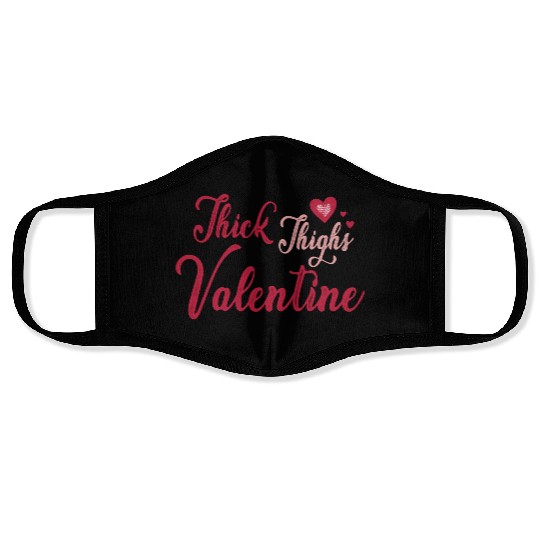 Valentine Day, Coquette Valentine Face Masks