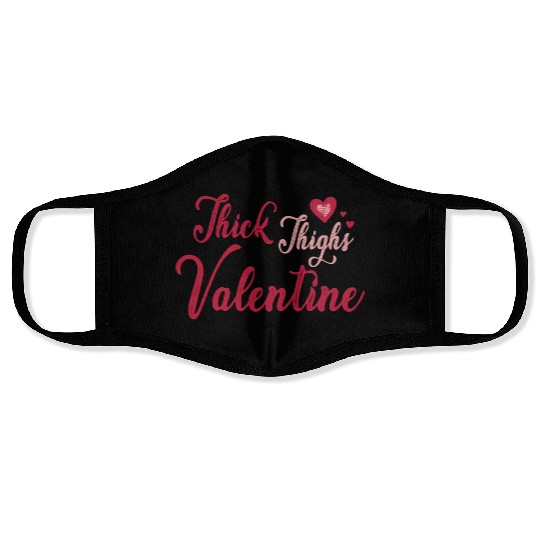 Valentine Day, Coquette Valentine Face Masks